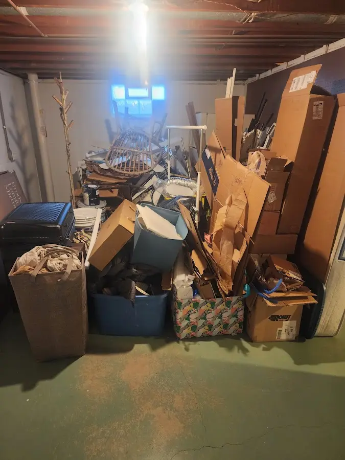 Roll-off dumpster container at job site for Construction Dumpster Rental in Arab